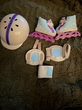 Rodilleras y codera casco patines American Girl 2013