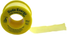 Duda Energy 1 Roll of 1" X 260" Yellow Teflon Thread Seal Tape 1.2G/Cm³, 89 Micr