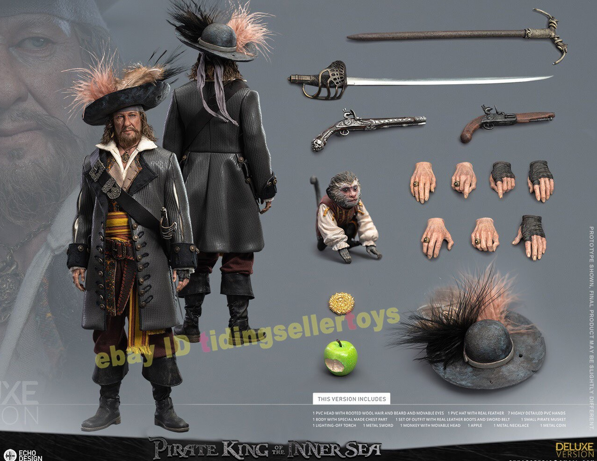 EKUAZ STUDIO Hector Barbossa The king of Caspian Sea 1/6 Figures