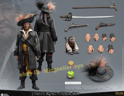 EKUAZ STUDIO Hector Barbossa The king of Caspian Sea 1/6 Figures