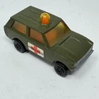 New ListingMatchbox Lesney Superfast No20 POLICE PATROL " ARMY AMBULANCE with 5 SPOJE WHEEL