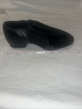 black Jazz Shoes Youth Great Condition . Fits Like A 4 1/2