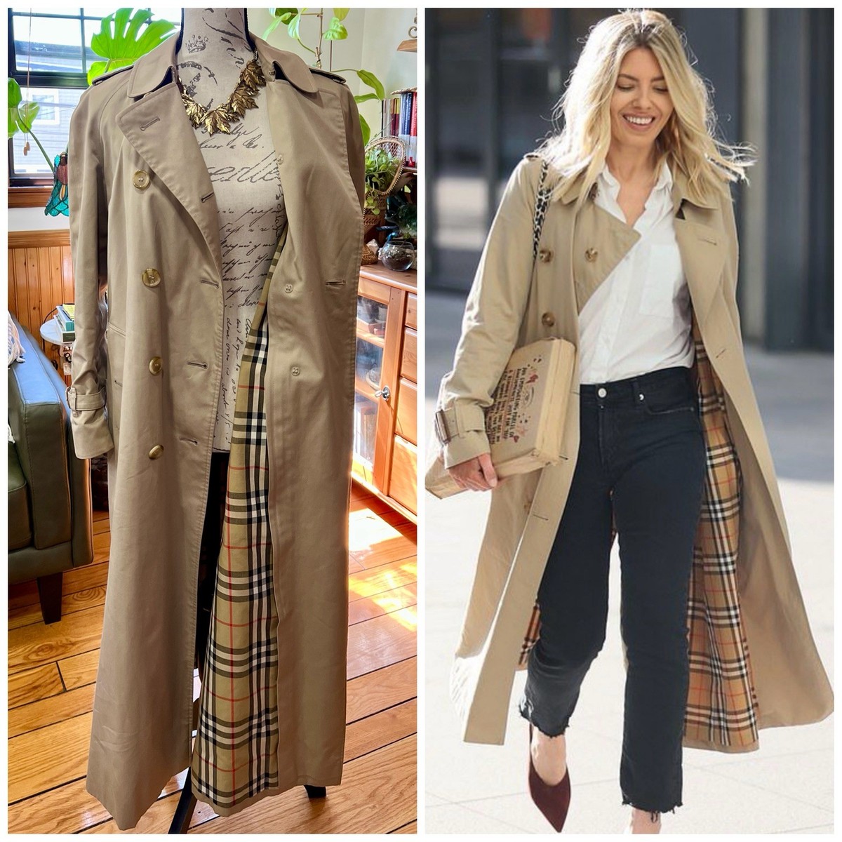 ジャケット・アウター Burberry prorsum long coat Vintage Classic Burberry Prorsum Beige Trench Coat Women's Size 8