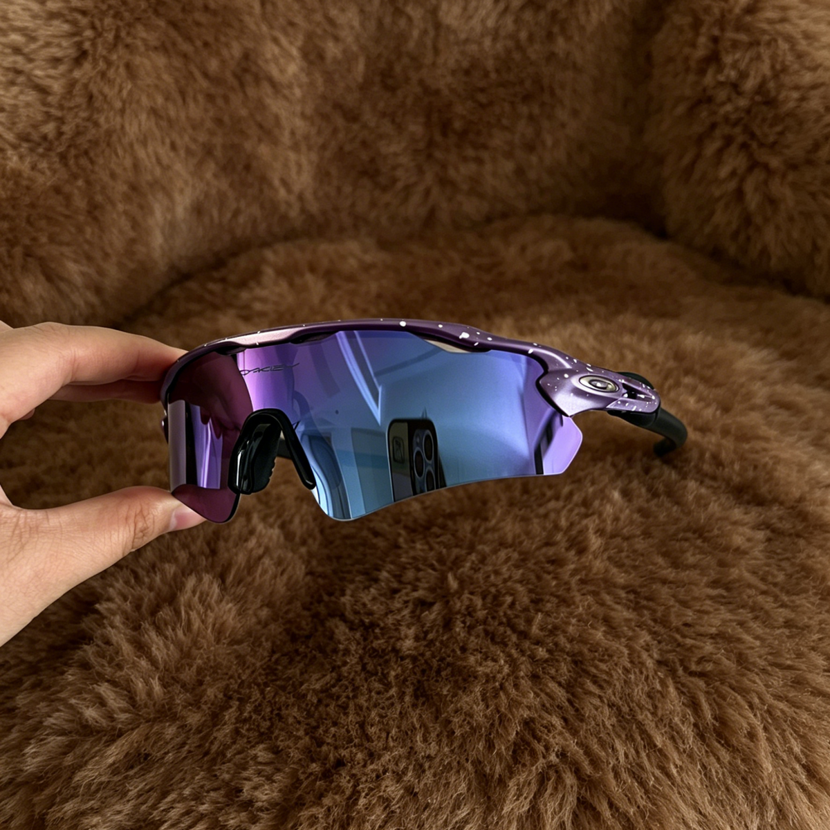 Oakley Radar EV Path OO9208 Sports Sunglasses Purple Frame Prizm