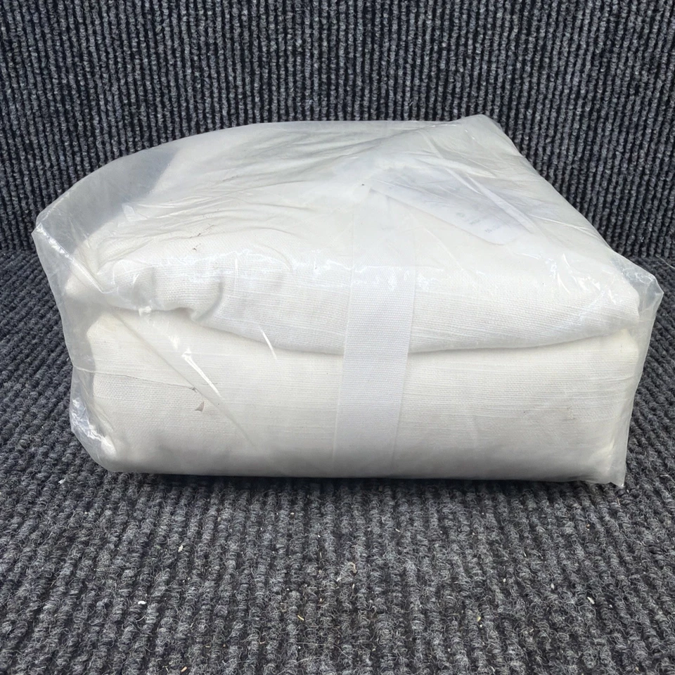 Pottery Barn Emery Linen Pinch Pleat Pole Top Ivory Curtain Panel 50" x 124" NEW - Image 3 of 4