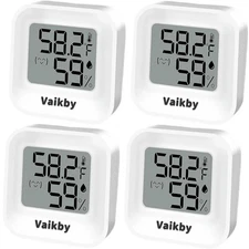 Indoor Humidity Meter Hygrometer 4Pack, Room Thermometer for Accurate Room Tempe