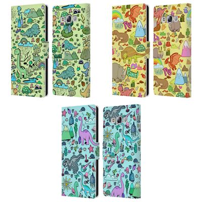 HEAD CASE DESIGNS PRÄHISTORISCHE MUSTER BRIEFTASCHE HUELLE FÜR SAMSUNG HANDYS 3