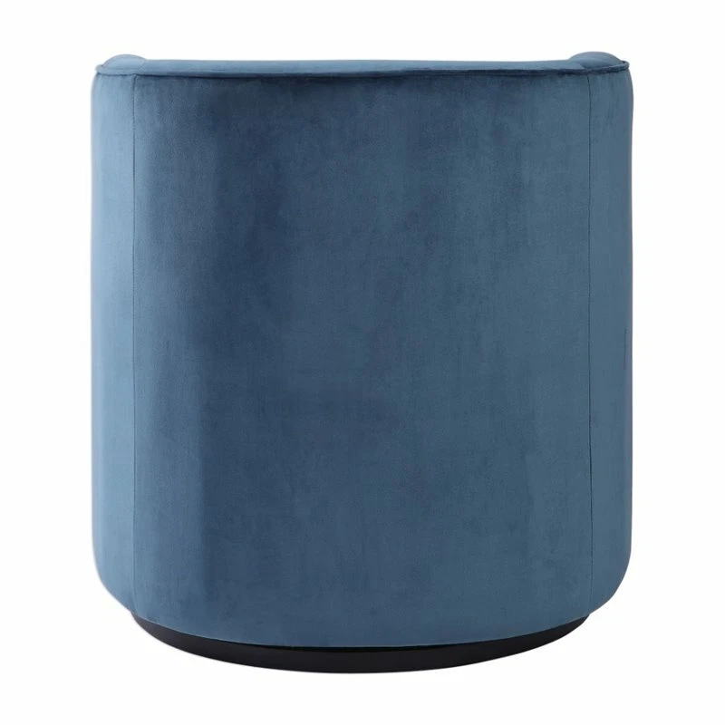 Uttermost Mallorie Swivel Chair in Ink Blue - Image 4 of 4