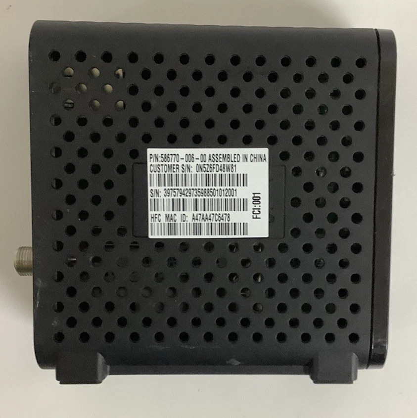 Cable módem ARRIS Touchstone SB6182 12v 586770-006-00 Foto 3 de 4