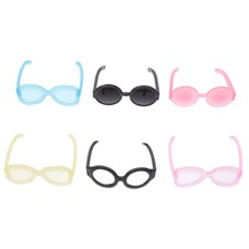 40pcs DIY Doll Eyeglasses Dressing Glasses Mini Glasses Kids Doll Dress Up Toys