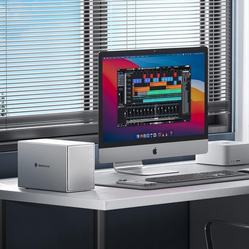 Yottamaster 5 Bay RAID TypeC Festplattengehäuse Externe Gehäuse für 2,5/3,5" SSD - Afbeelding 2 van 10