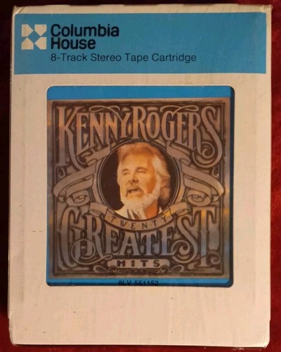 Kenny Rogers Twenty Greatest Hits (8 Track Tape) Small Hole In Factory Seal - Picture 3 of 7