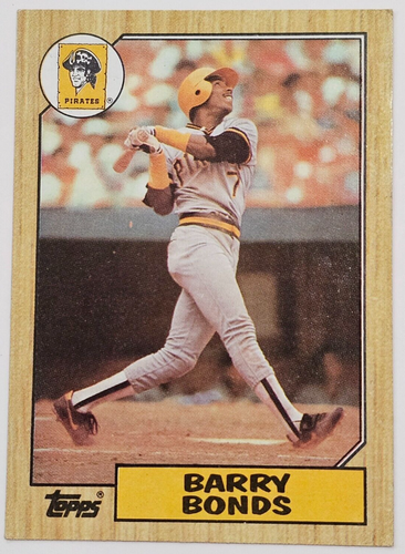 1987 Barry Bonds Topps RC #320- A9