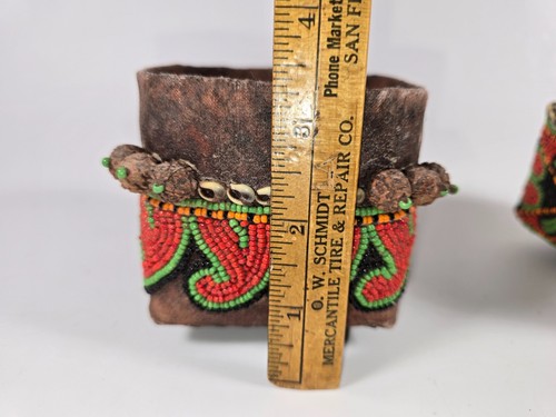 ๐งต Antique Beaded Sumatra Wedding Basket w/ Cowrie Shells & Seeds โ Exquisite - Picture 15 of 17