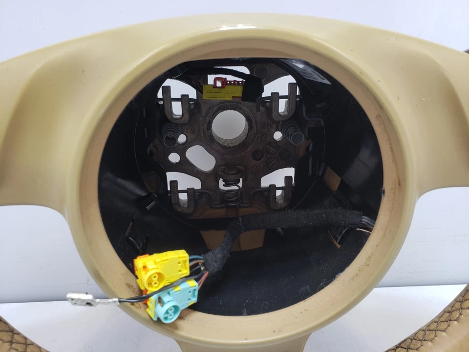 ✅ 2011-2014 OEM Porsche Cayenne 958 Steering Wheel Leather Beige NOTE* - Image 4 of 4