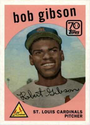 2021 Topps Double Header #TDH-8 Bob Gibson