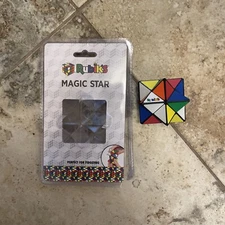 Rubiks Cube Shape Magic Star Puzzle Solving Mind Game Brain Teaser Toy Fidget