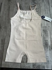 Shapermint Empetua Open bust Boyshort Beige Bodysuit Size Medium