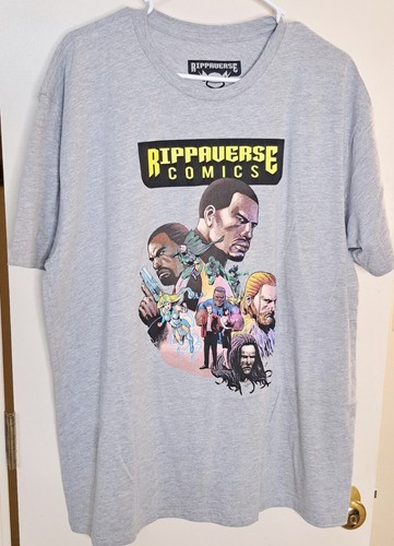 Rippaverse Comics Characters T-Shirt XL Eric July exclusive Gray - 第 1/4 張圖片