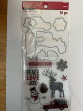 606536 Recollections Christmas Stamps Dies Sizzix Compatible