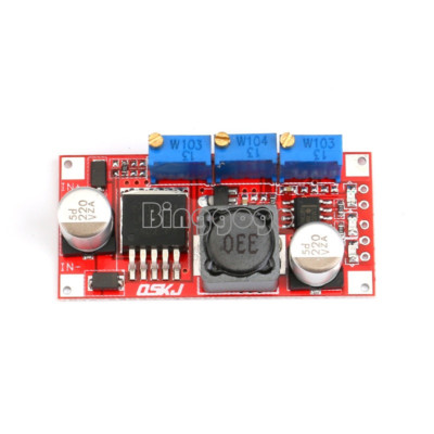 2/5/10PCS DC-DC LM2596 Step Down Adjustable CC/CV Power Supply LED Driver