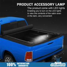 FIT For Dodge 2009-23 Ram 1500 2500 3500 Crew 5.7ft Bed  Roll Up Tonneau Cover