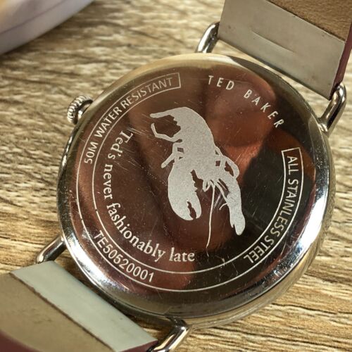 Ted Baker Men TE50520001 Day/Date Leather Quartz Watch 8"**READ DESCRIPTION - Picture 11 of 15