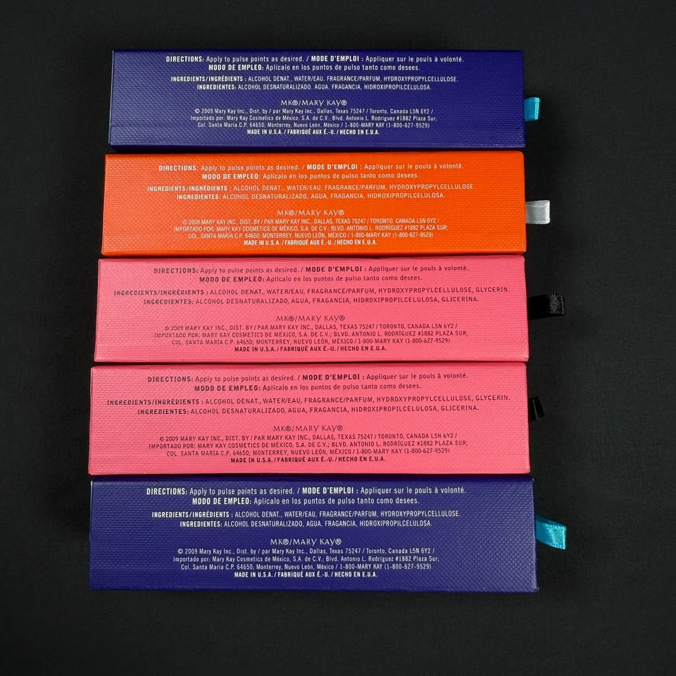 Lot of 5 Mary Kay Bella BELARA & Velocity Perfume Fragrance Set. 7ml each - Image 3 of 4