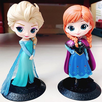Collectibles Disney Q Posket Frozen Elsa Figure Set Of 2 Disney Characters Normal Rare Japan New