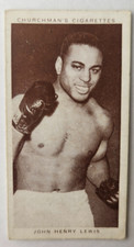 1938 Churchman's Boxing Personalities #24 John Henry Lewis (E)