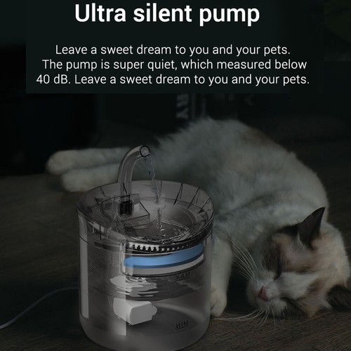 Electric Cat Water Fountain Pet Dog Automatic Sensor Drinking Dispenser Filter - Picture 6 of 20