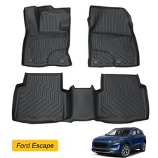 For 2020-2025 Ford Escape Floor Mats All Weather Rubber Liners - Oe Style Set For 2020-2025 Ford Escape Floor Mats All Weather Rubber Liners - Oe Style Set