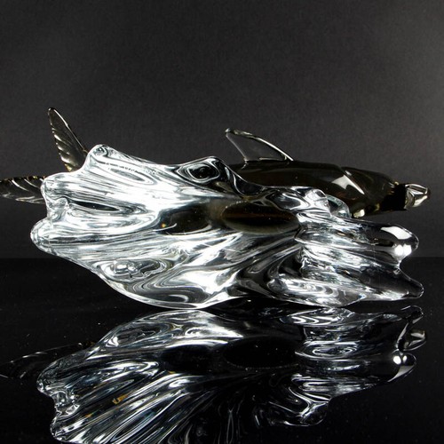 Skulptur Delfin Delphin Welle klar grau signiert A. Barbini Prov. Smlg. Pauly #1 - Picture 5 of 7