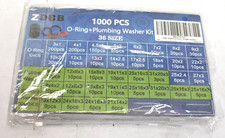 Universal Plumbing Rubber Washers O Ring Set 1000 Pack Spigots Faucets