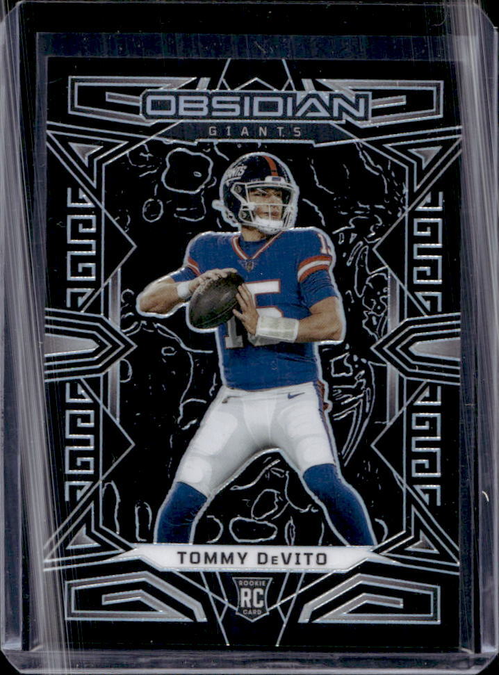 2023 Panini Obsidian Tommy Devito Rookie Card RC #168 Giants