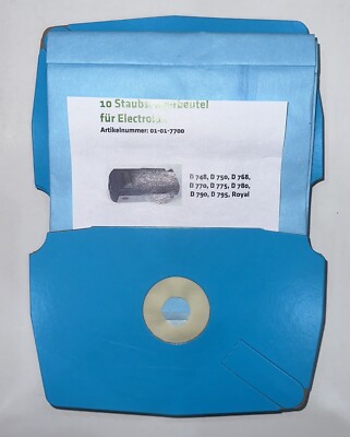 Electrolux Lux 1 x 10 Staubbeutel D 768, 770, 775 & D 795 Gratis Versand Germany
