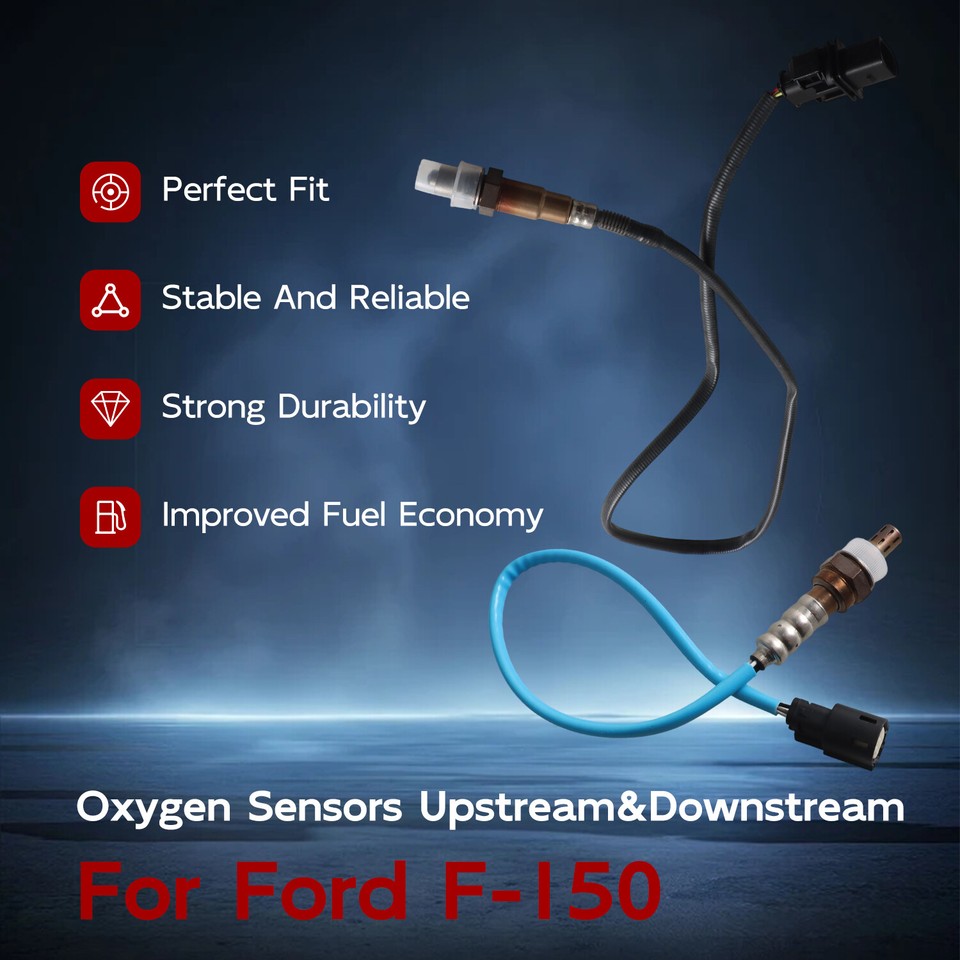 4Pcs Up&Downstream Oxygen Sensors for 11-14 Ford F-150 3.5L V6 ...