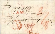 Baden 1846 - Bad. Transit Stempel "WP"  klar   (#9226)