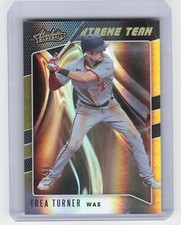 2021 Panini Absolute Trea Turner ET-7 Extreme Team Spectrum Gold Foil /25 