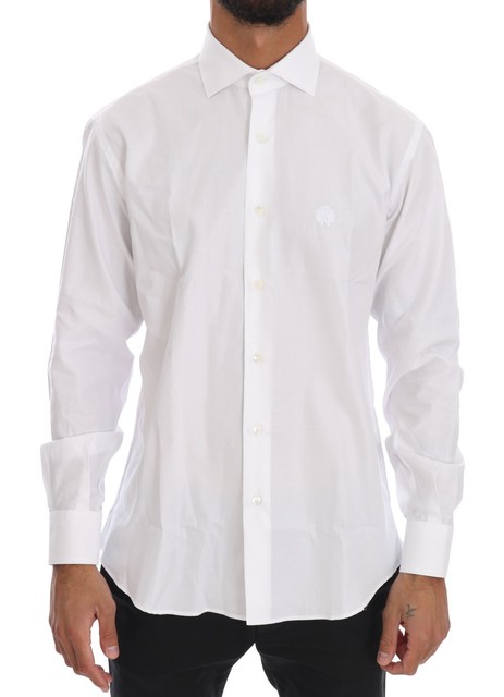 Roberto Cavalli Shirt Dress White 