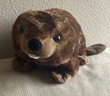 The Petting Zoo Beaver Recycled Realistic Plush Toy Stuffed Animal