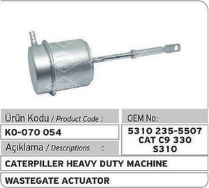 GM6/GM7 Wastegate Actuator (Part# 12456425a) For GM 6.5L Turbo Diesel Engines