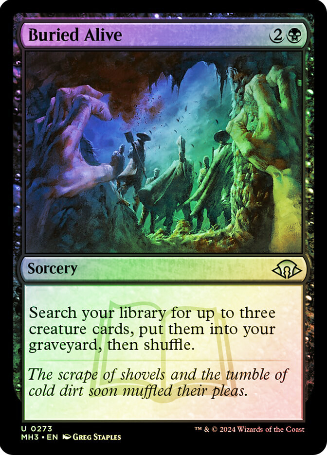 MTG FOIL Buried Alive - Modern Horizons 3 #273 | eBay
