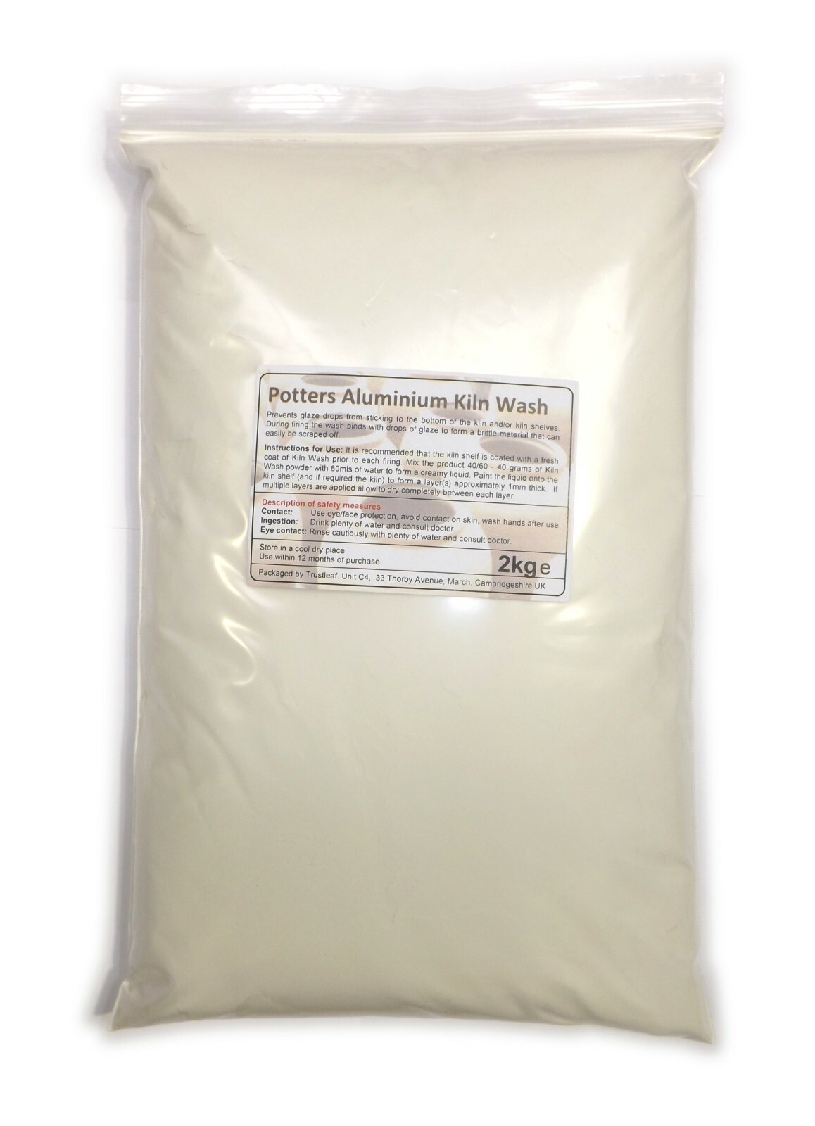 Alumina Batt / Kiln Wash with Kaolin for Ceramic Pottery Kilns eBay