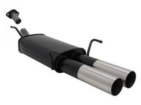 Novus Sportauspuff Gruppe N 2X76Mm Rl-Design Opel Astra G Cabrio 1,6-16V