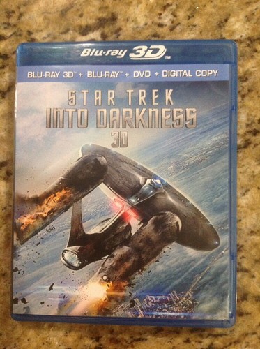 Star Trek Into Darkness 3D (Blu-ray/DVD, 2013, 3-Disc)Authentic US Release