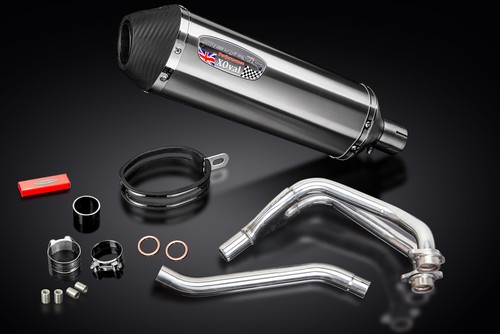 Silenciador de escape completo Yamaha TDM850 1991-2001 2-1 13,5" X-Oval inoxidable - Imagen 5 de 5
