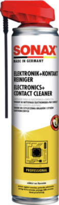 SONAX 04603000 Elektronik + Kontaktreiniger mit Easy Spray 400ml Spezialreiniger