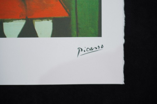 Pablo Picasso Lithographie 38,5x28,5, limitiert, signiert! - Bild 3 von 5