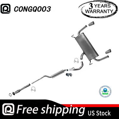 Exhaust Resonator Pipes Muffler for Ford Escape 13-2016 1.6 2.0 2.5L